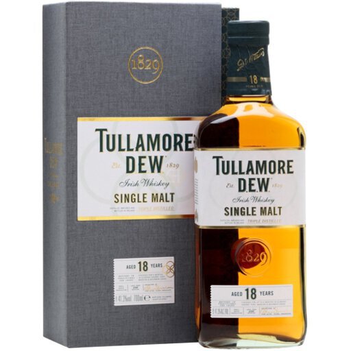 Tullamore D.E.W. 18 Year Old Single Malt Irish Whiskey 750Ml