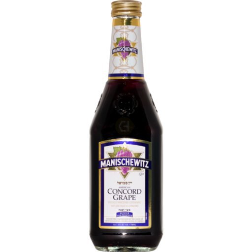 Manischewitz Concord Grape Wine Kosher 750Ml