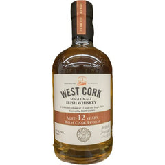 West Cork Single Malt Irish Whiskey 12 Year Rum Cask Finish 750Ml