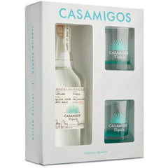 Casamigos Blanco Tequila Gift Set With The Margarita Glass 750Ml