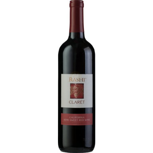 Rashi Winery Claret Semi Sweet Red Wine California Mev 750Ml